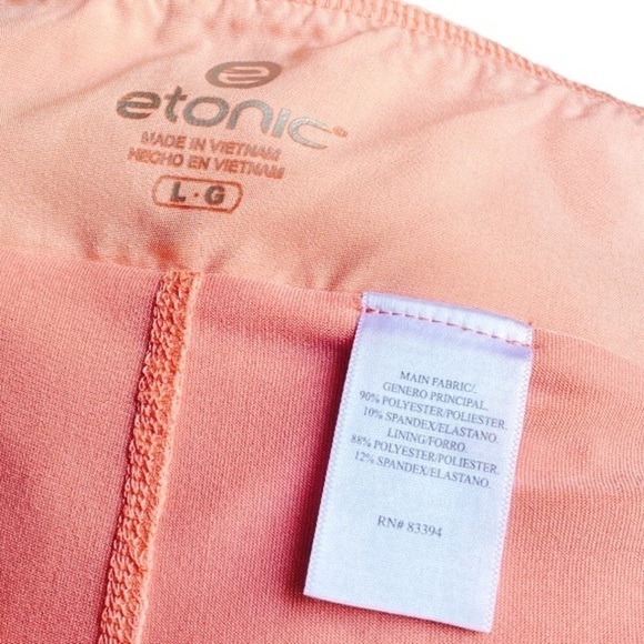 ETONIC Athletic Pleated Mini Skirt/Skort Women’s Large Skirt/Skirt Pull On EUC - Picture 5 of 8